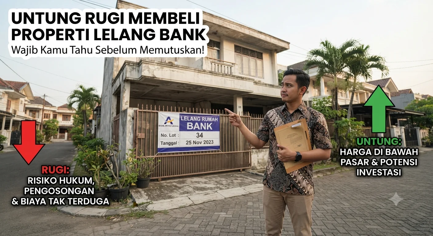 ​Untung Rugi Membeli Properti Lelang Bank yang Wajib Kamu Tahu