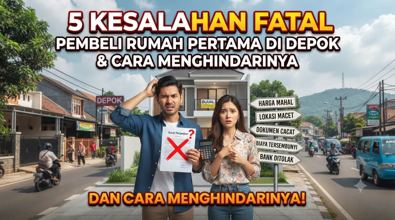 5 Kesalahan Fatal Pembeli Rumah Pertama di Depok & Cara Menghindarinya