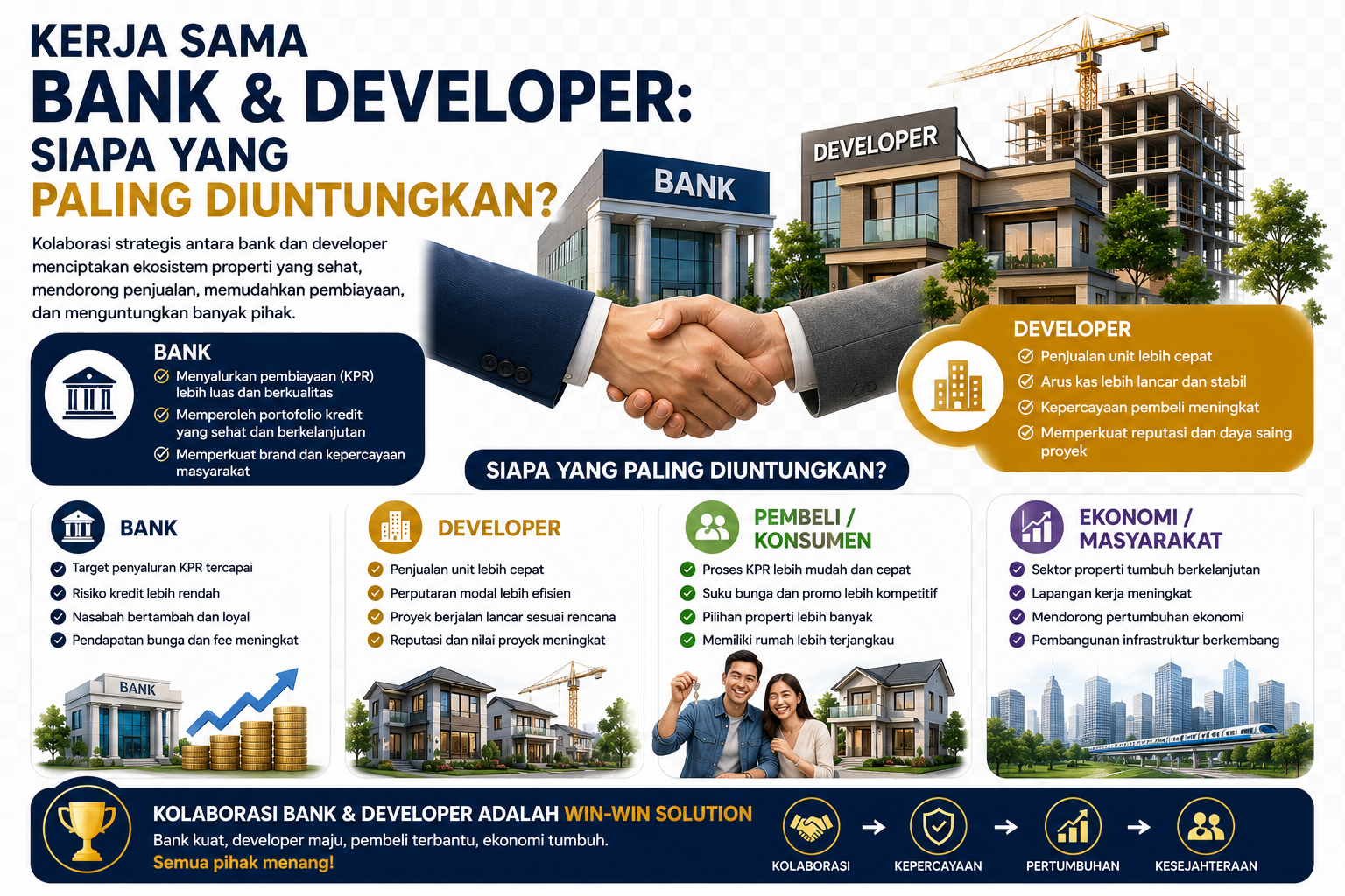 Kerja Sama Bank dan Developer: Siapa yang Paling Diuntungkan?