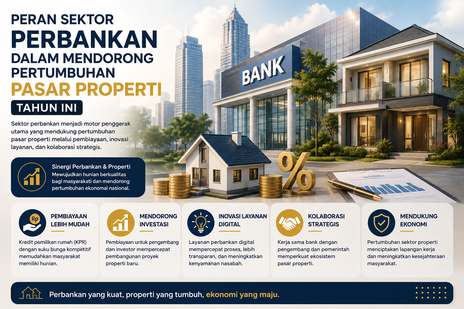 Peran Sektor Perbankan dalam Mendorong Pertumbuhan Pasar Properti Tahun Ini
