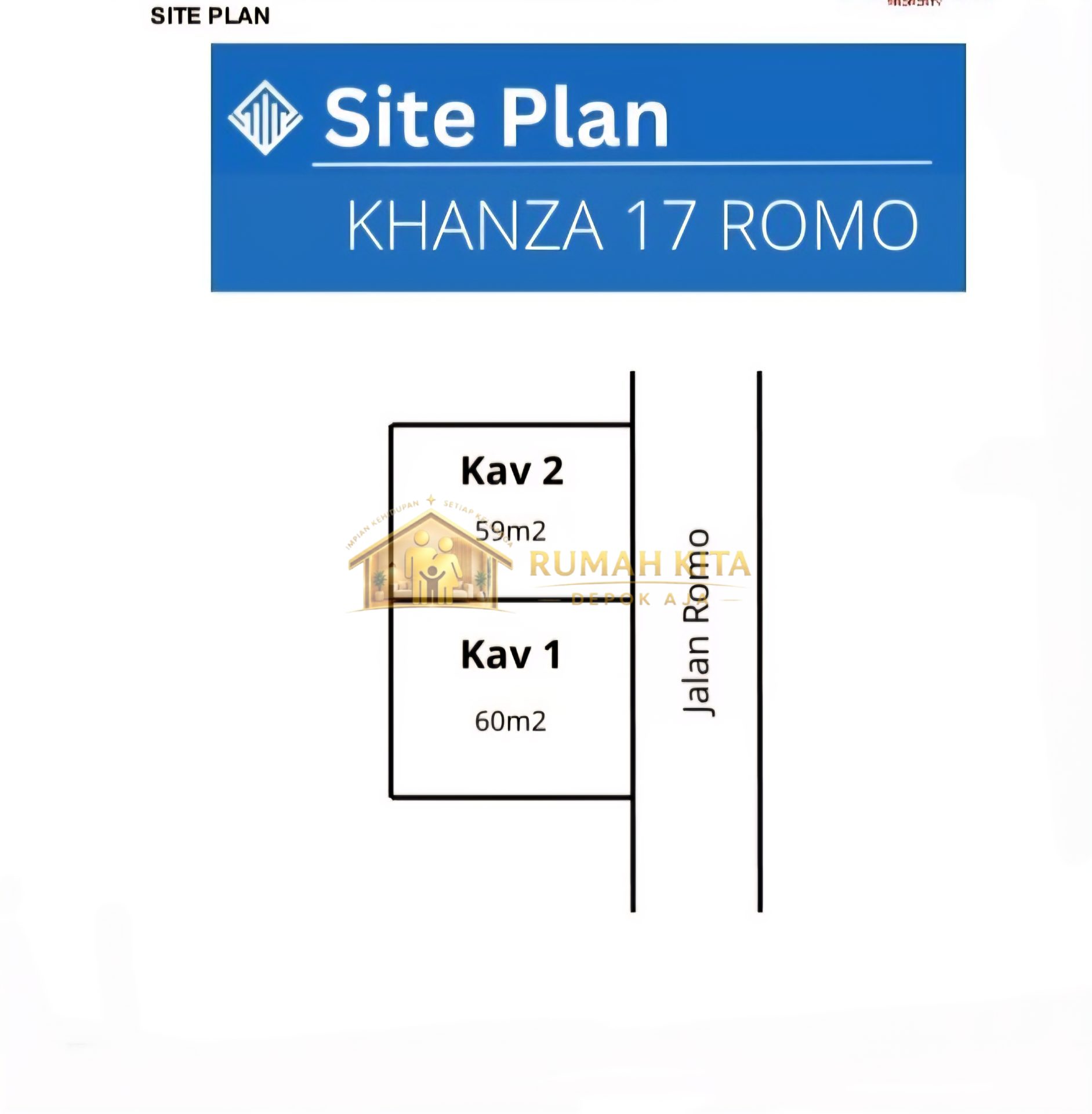 Rumah 2 Lantai Dekat Stasiun Depok Lama dan GDC