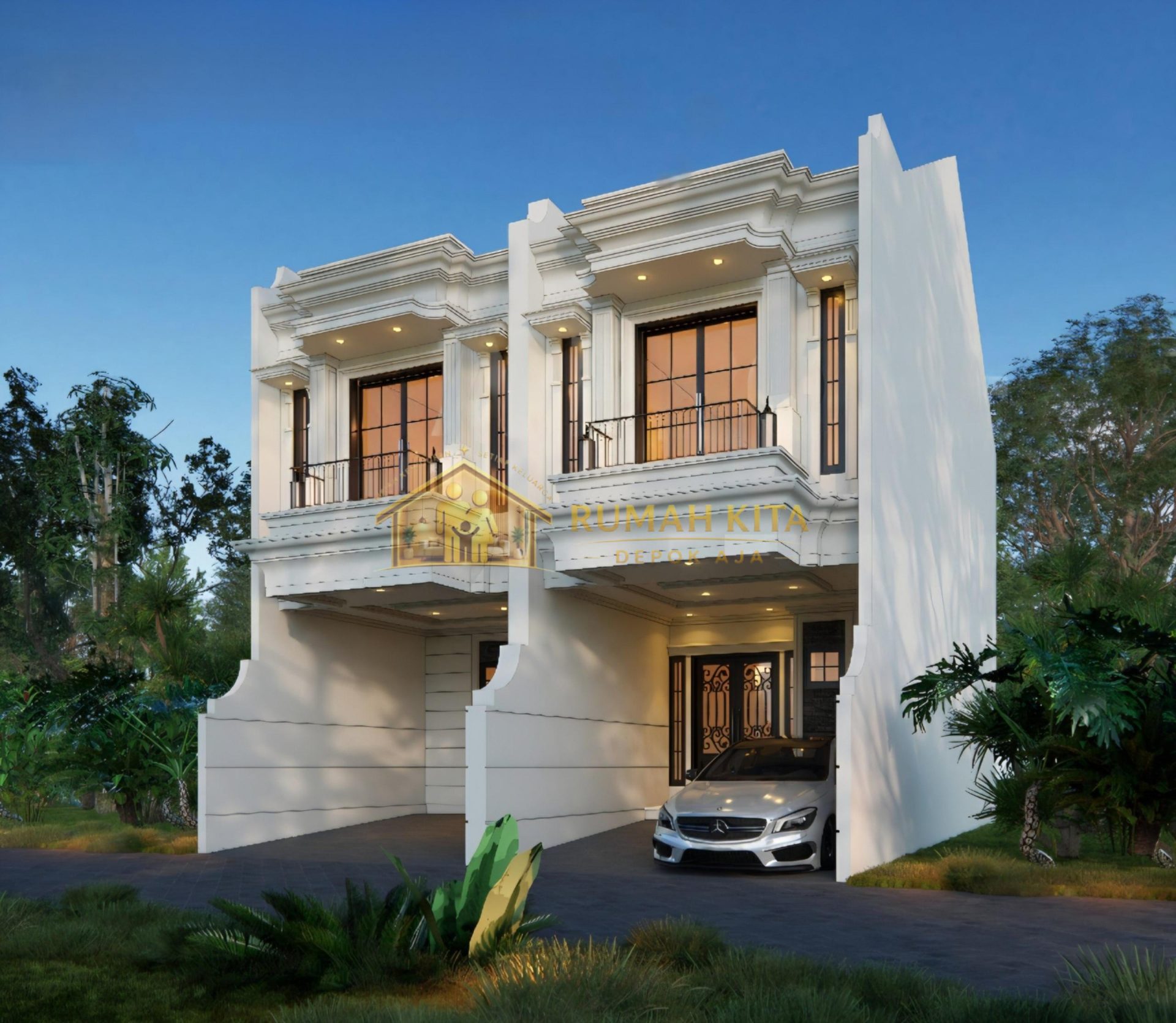 Rumah 2 Lantai Dekat Stasiun Depok Lama dan GDC