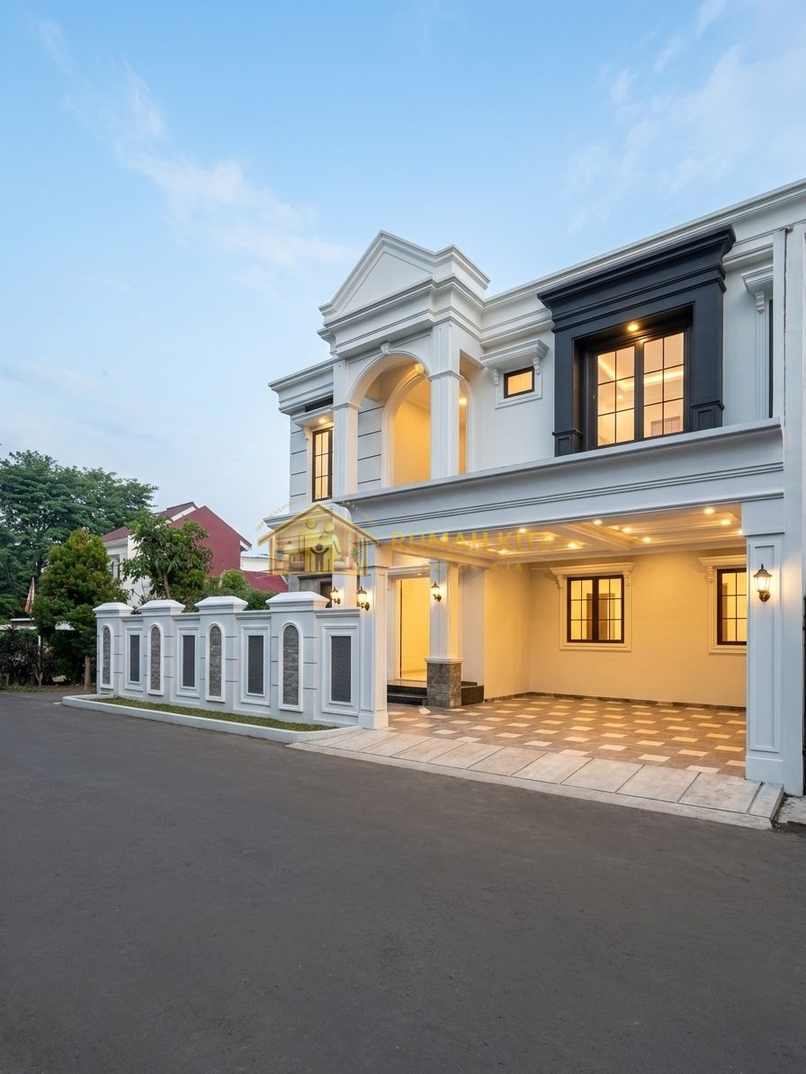 Rumah Mewah 2 Lantai Dekat Stasiun Depok Lama