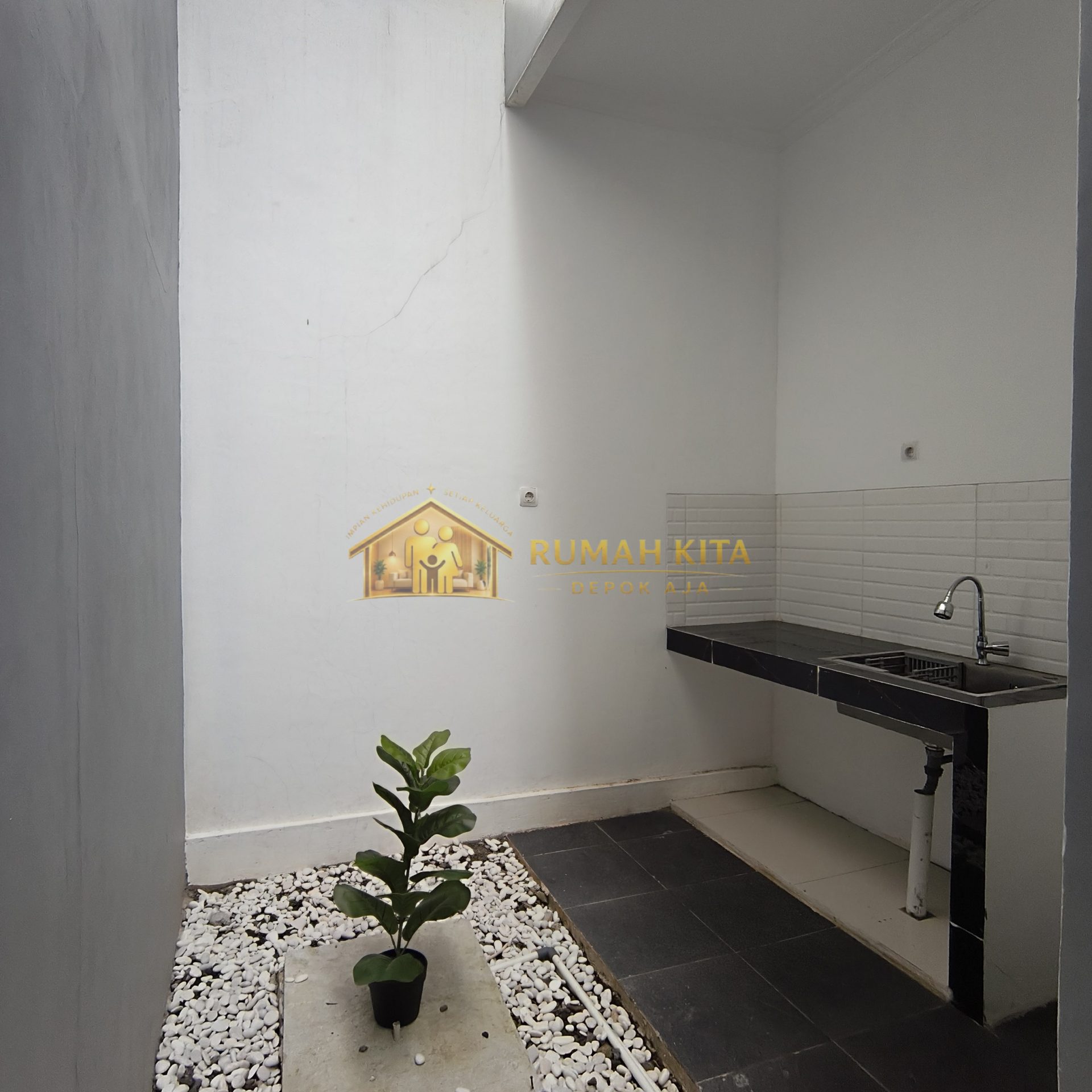 Dapur Rumah 2 Lantai di Sawangan Depok
