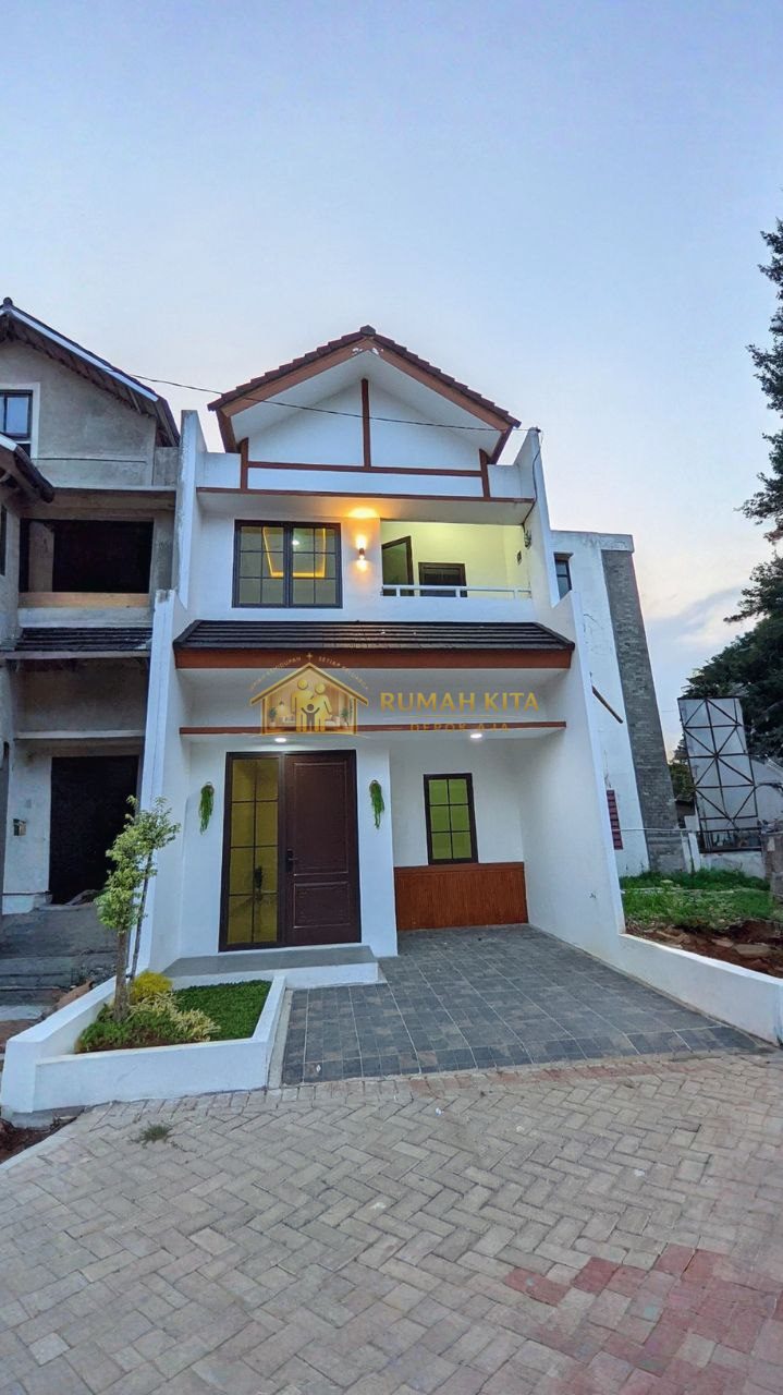 Fasad Rumah 2 Lantai di Sawangan Depok