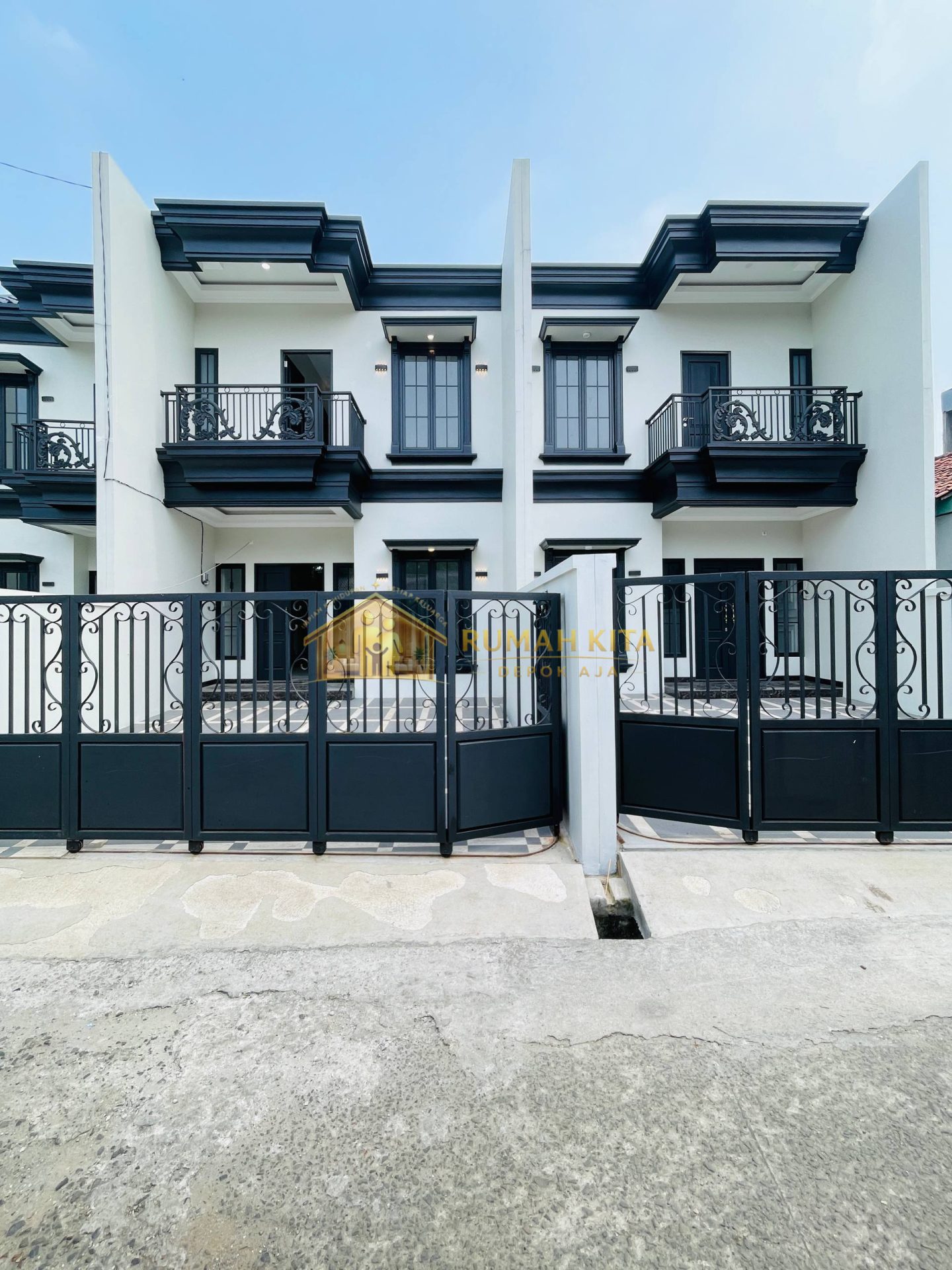 Fasad Rumah 2 Lantai Dekat GDC di Raden Saleh Depok