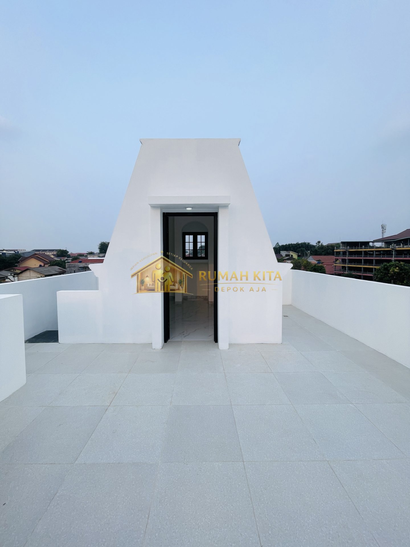 Rooftop Rumah Dekat RS Brimob dan Kampus E Gunadarma di Depok