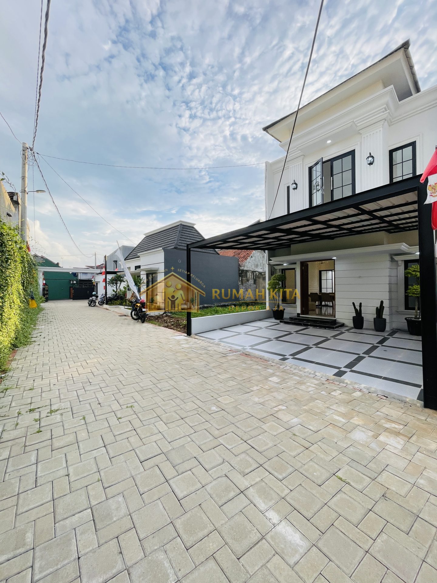 Akses Jalan Cluster Ekslusif Dekat Pintu Tol di Grogol  Limo  Depok