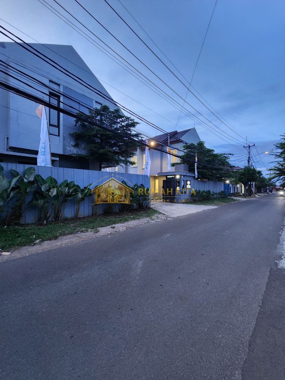 Akses Jalan Rumah 2 Lantai Dekat Pintu Tol Sawangan di Pancoran Mas Depok