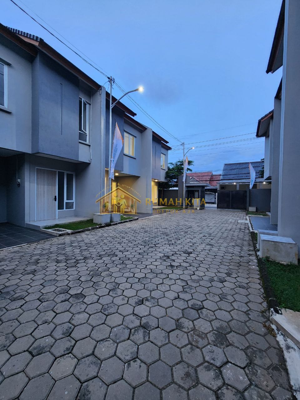 Akses Jalan Rumah 2 Lantai Dekat Pintu Tol Sawangan di Pancoran Mas Depok