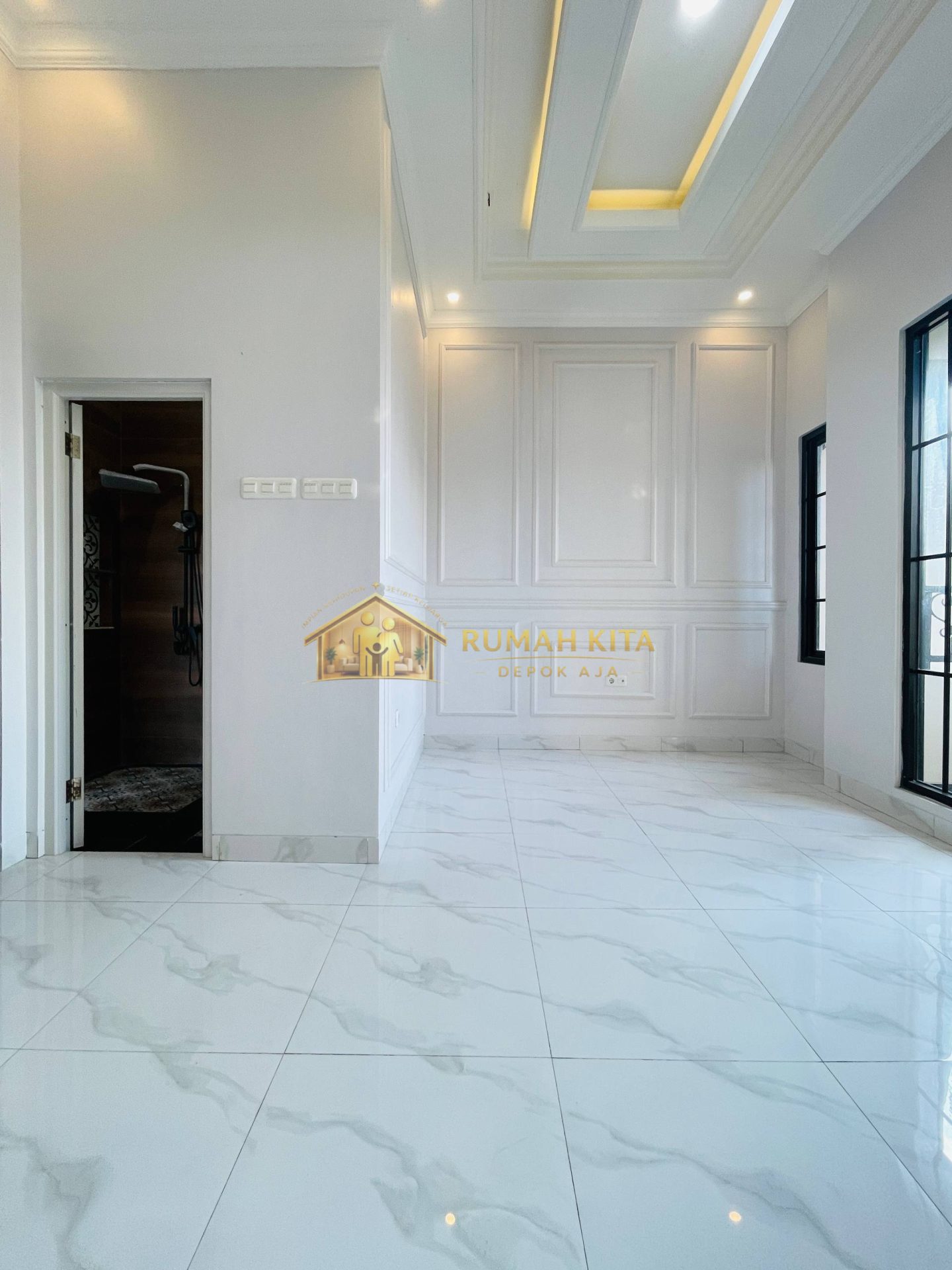 Kamar Tidur Rumah 2 Lantai Mewah Luxury Siap Huni di Sukmajaya Depok