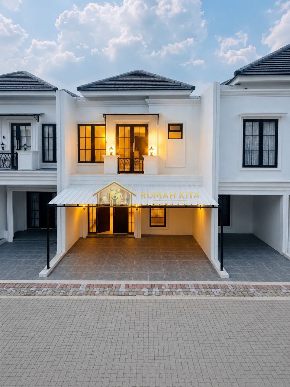 Fasad Rumah 2 Lantai Ready Siap di Huni Nempel RS Citra Medika Depok