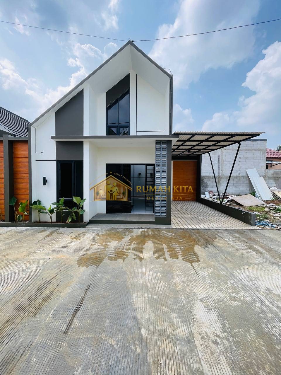Rumah 1,5 Lantai Anti Masuk Gang di Sawangan Depok
