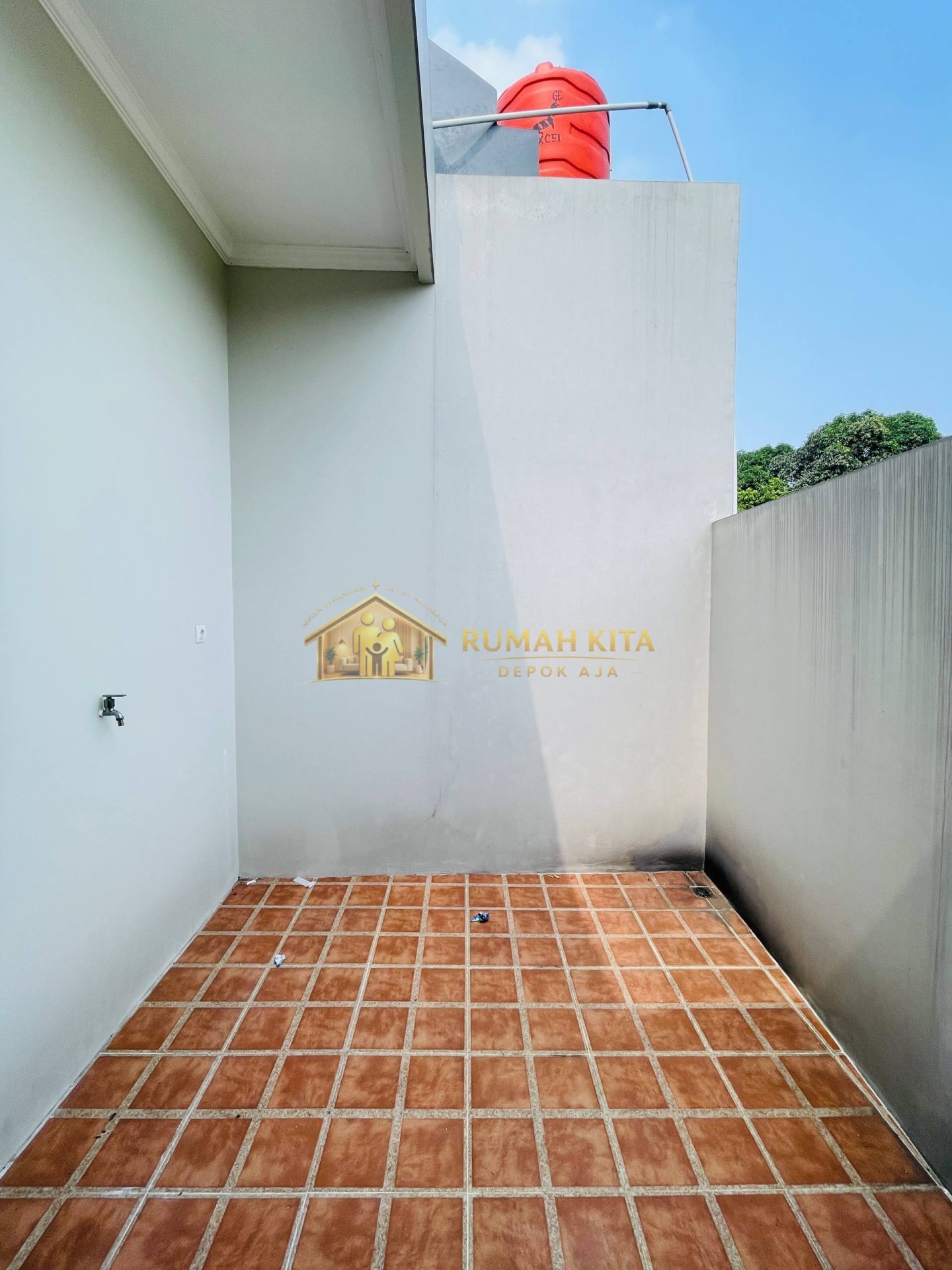 Area Laundry Rumah 2 Lantai Dekat GDC di Raden Saleh Depok
