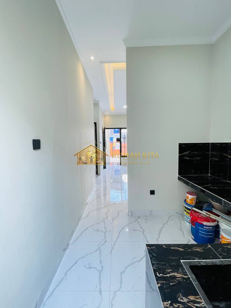 Dapur Rumah 1 Lantai di Kalimulya Depok dekat RS Citra Medika