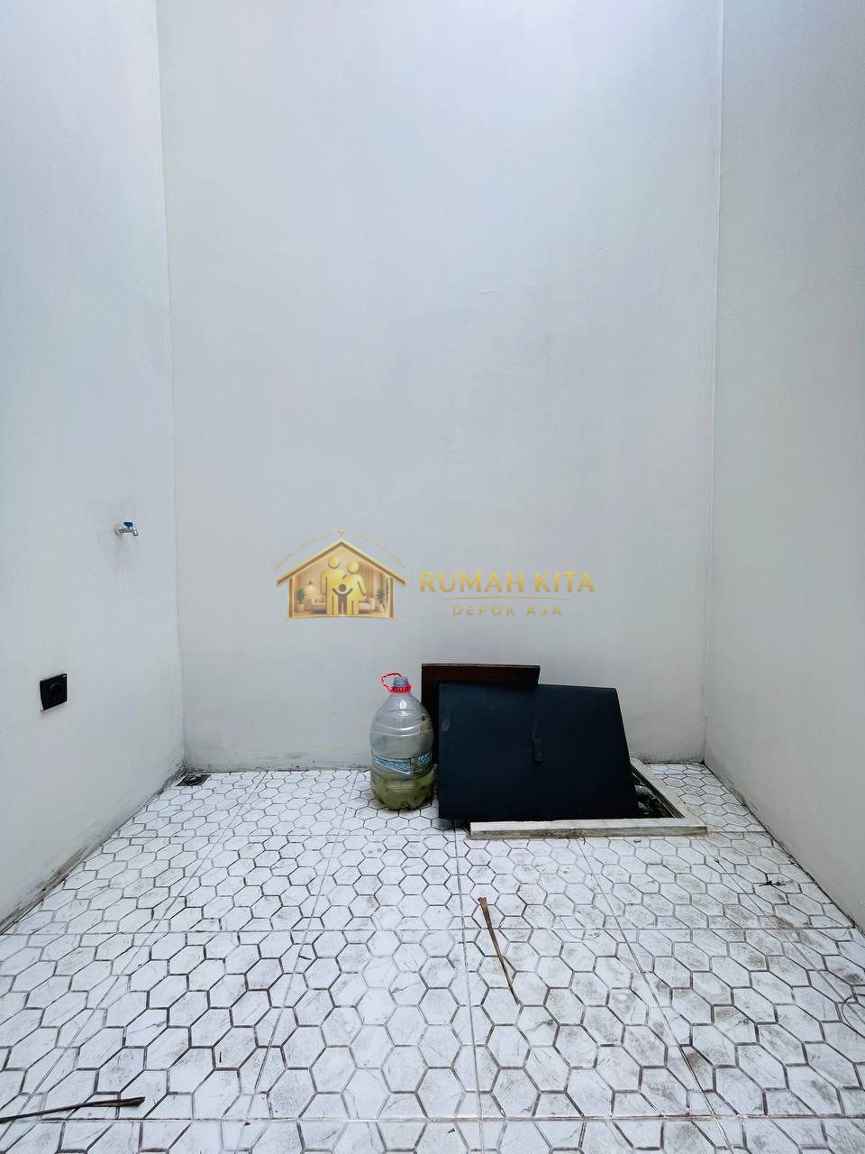 Area Laundry Rumah 1 Lantai di Kalimulya Depok dekat RS Citra Medika