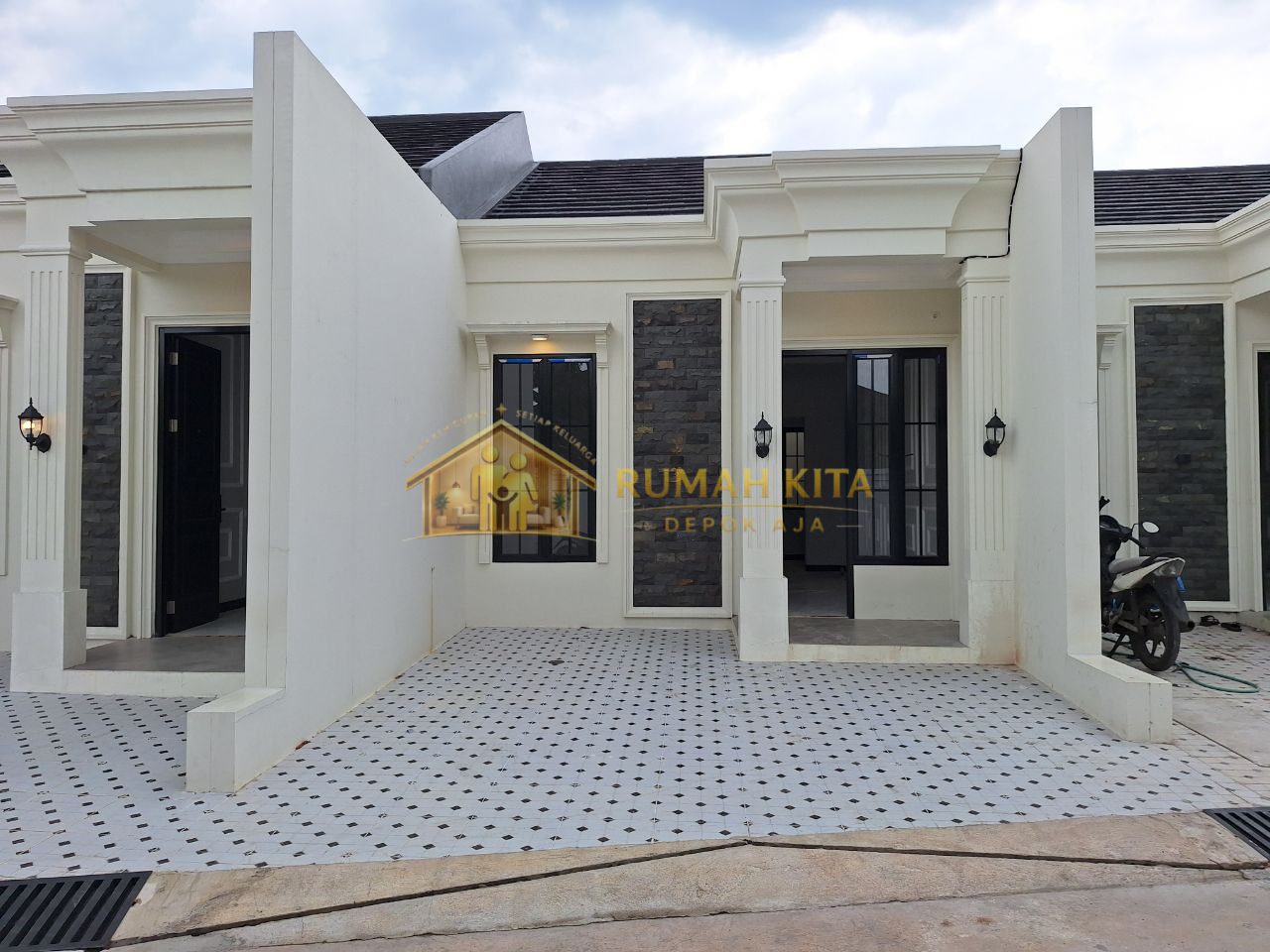 Fasad Rumah 1 Lantai di Raden Saleh Sukmajaya Depok