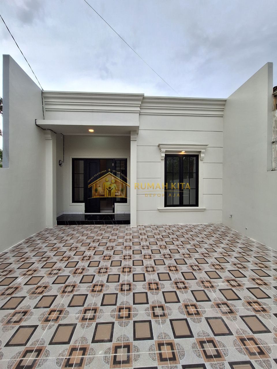 Fasad Rumah 1 Lantai Dekat Grand Depok City