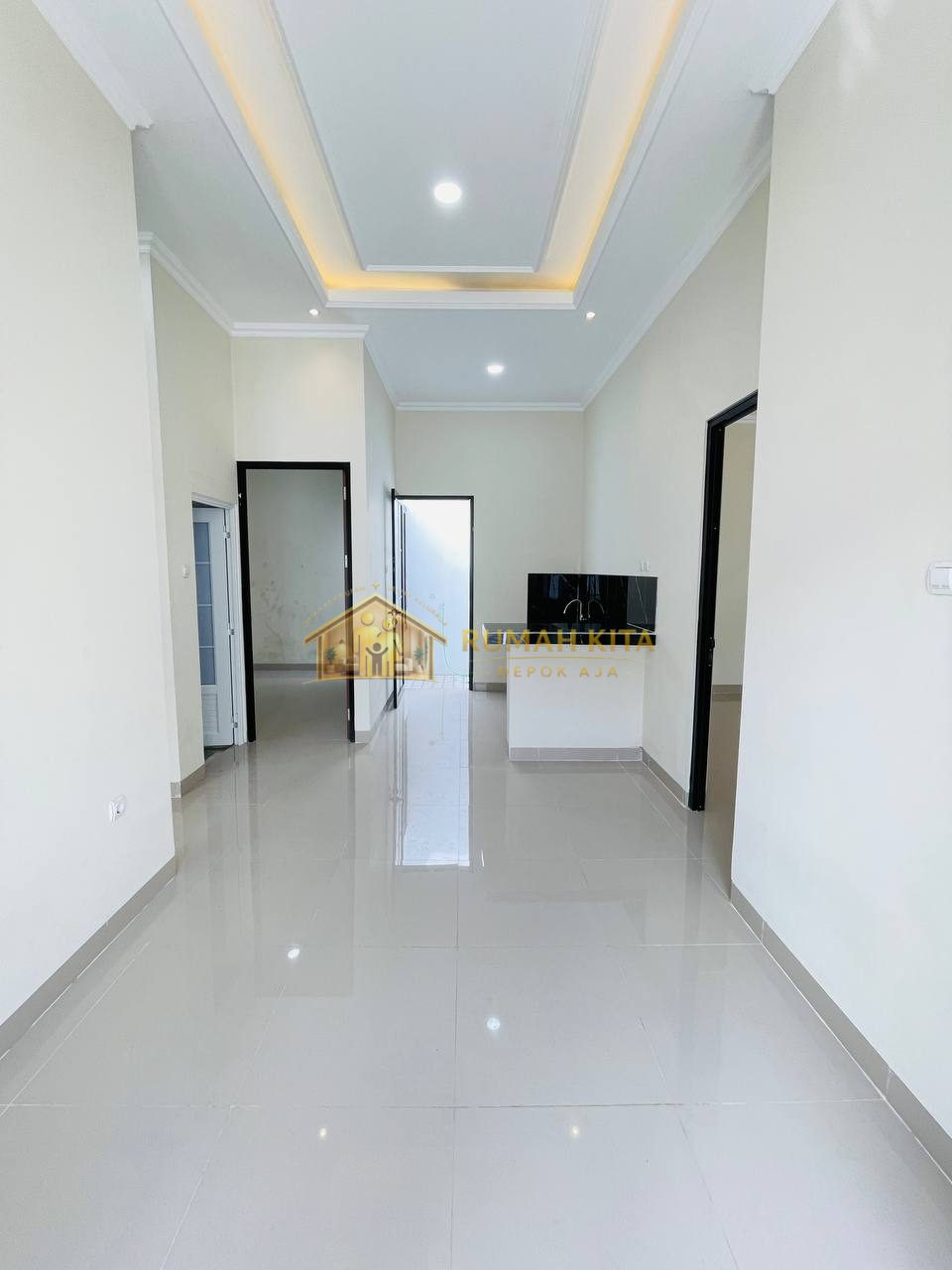 Ruang Tamu Rumah 1 Lantai Nempel Grand depok City