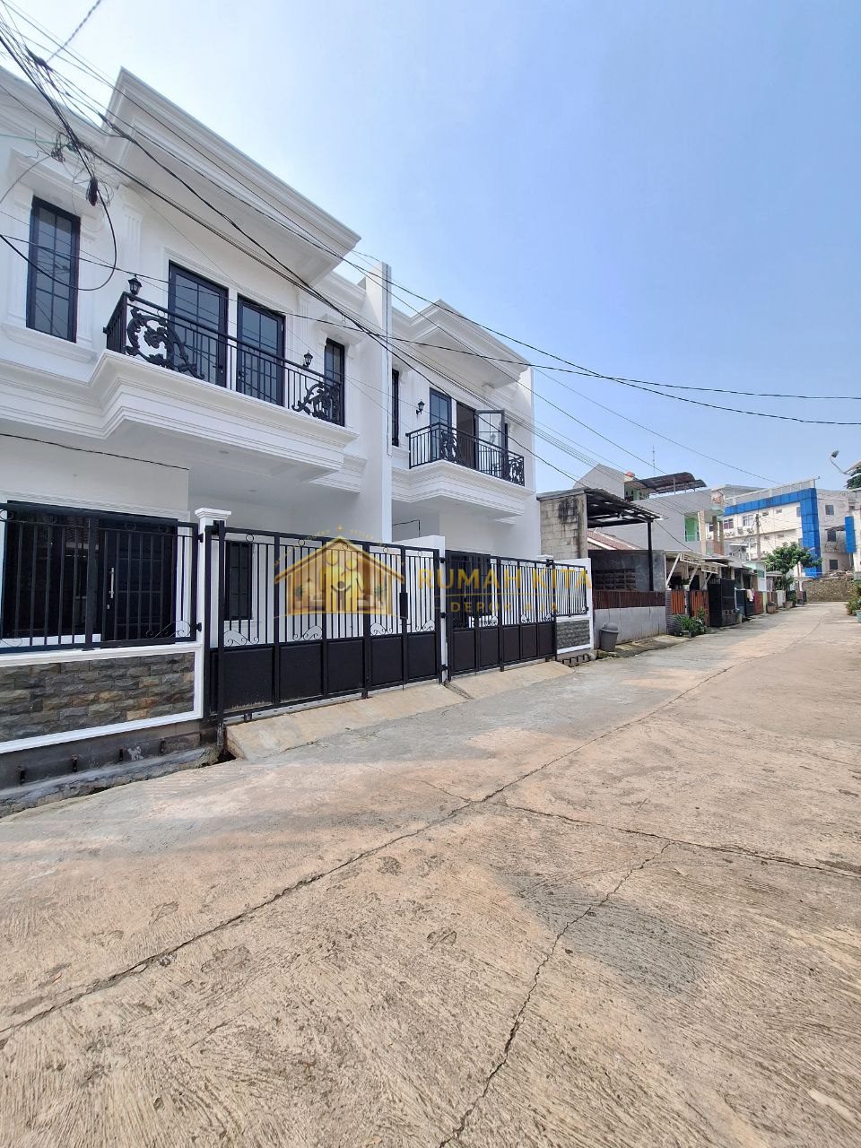 Akses Jalan Rumah 2 Lantai Dekat Pasar Pucung GDC Depok