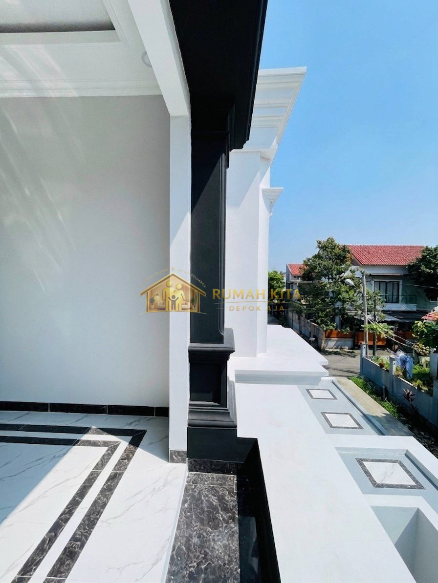 Balkon Rumah 2 Lantai Dekat RS HGA dan Stasiun Depok Lama di Sukmajaya Depok