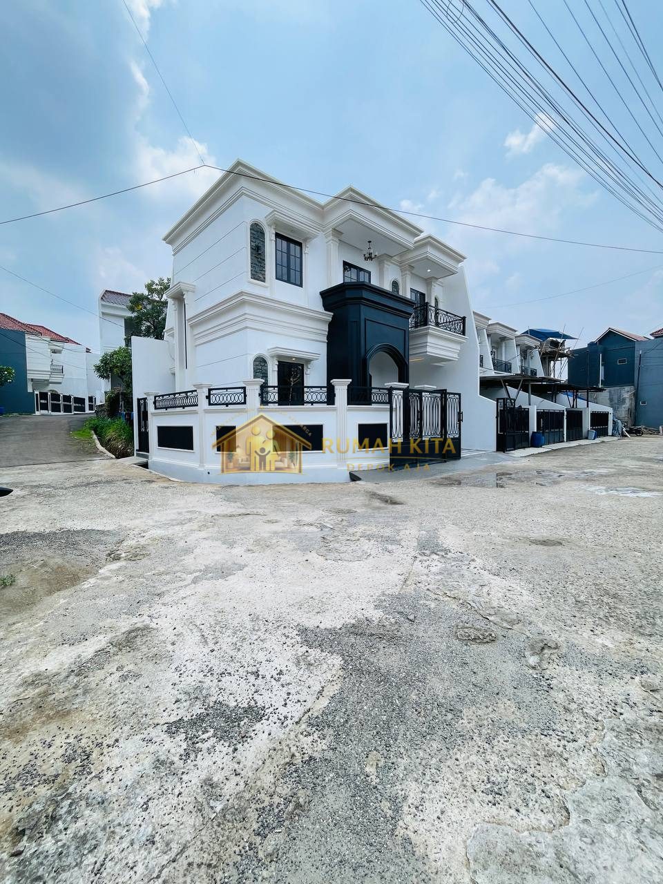 Akses Jalan Rumah Mewah 2 Lantai Dekat Grand Depok City